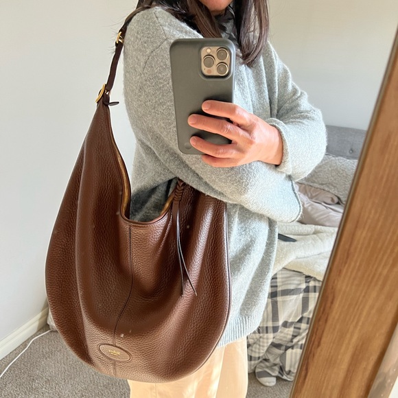 Mulberry Handbags - Mulberry Shelby hobo leather bag with dust bag preowned